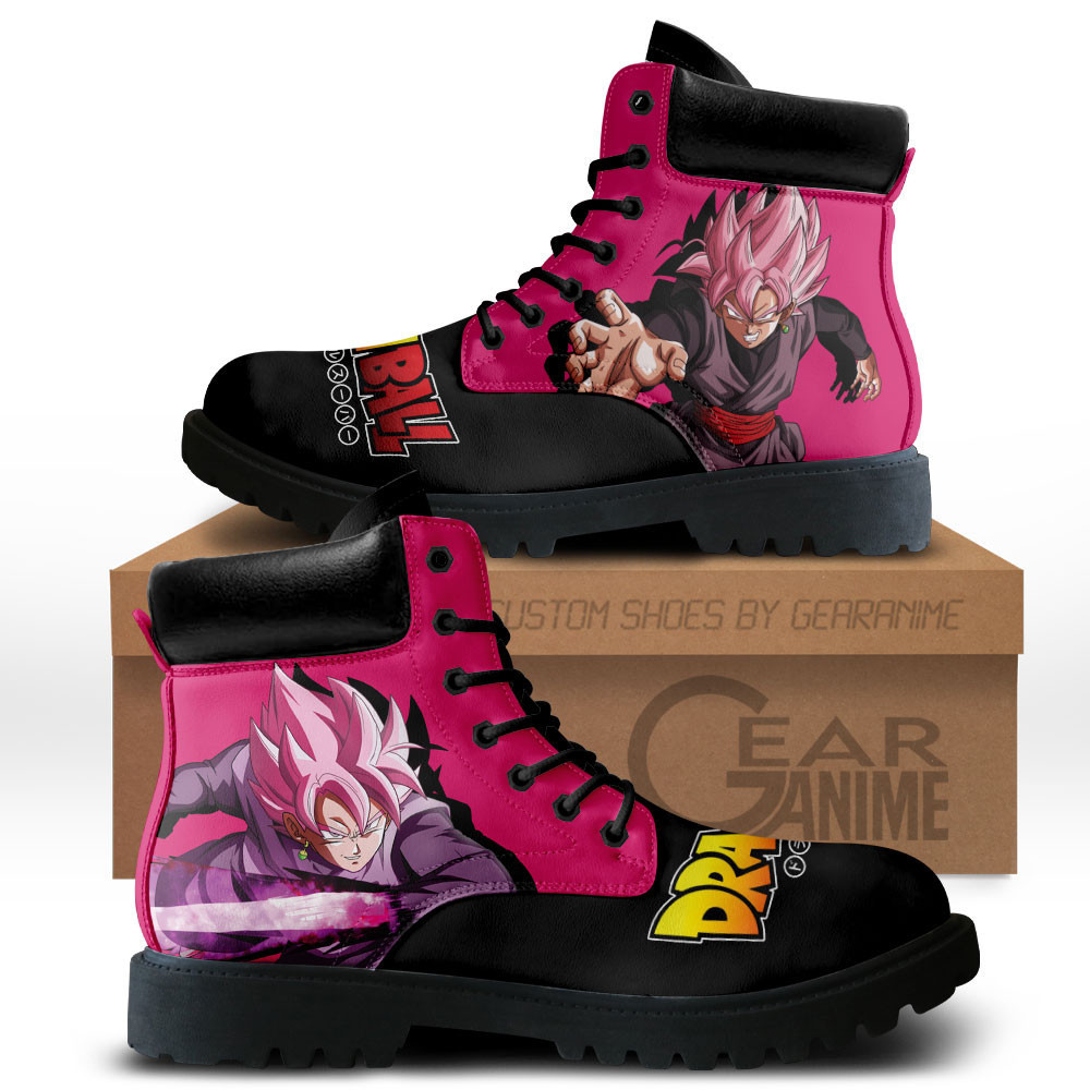 Goku Black Rose Custom Anime Combat Boots MV2811