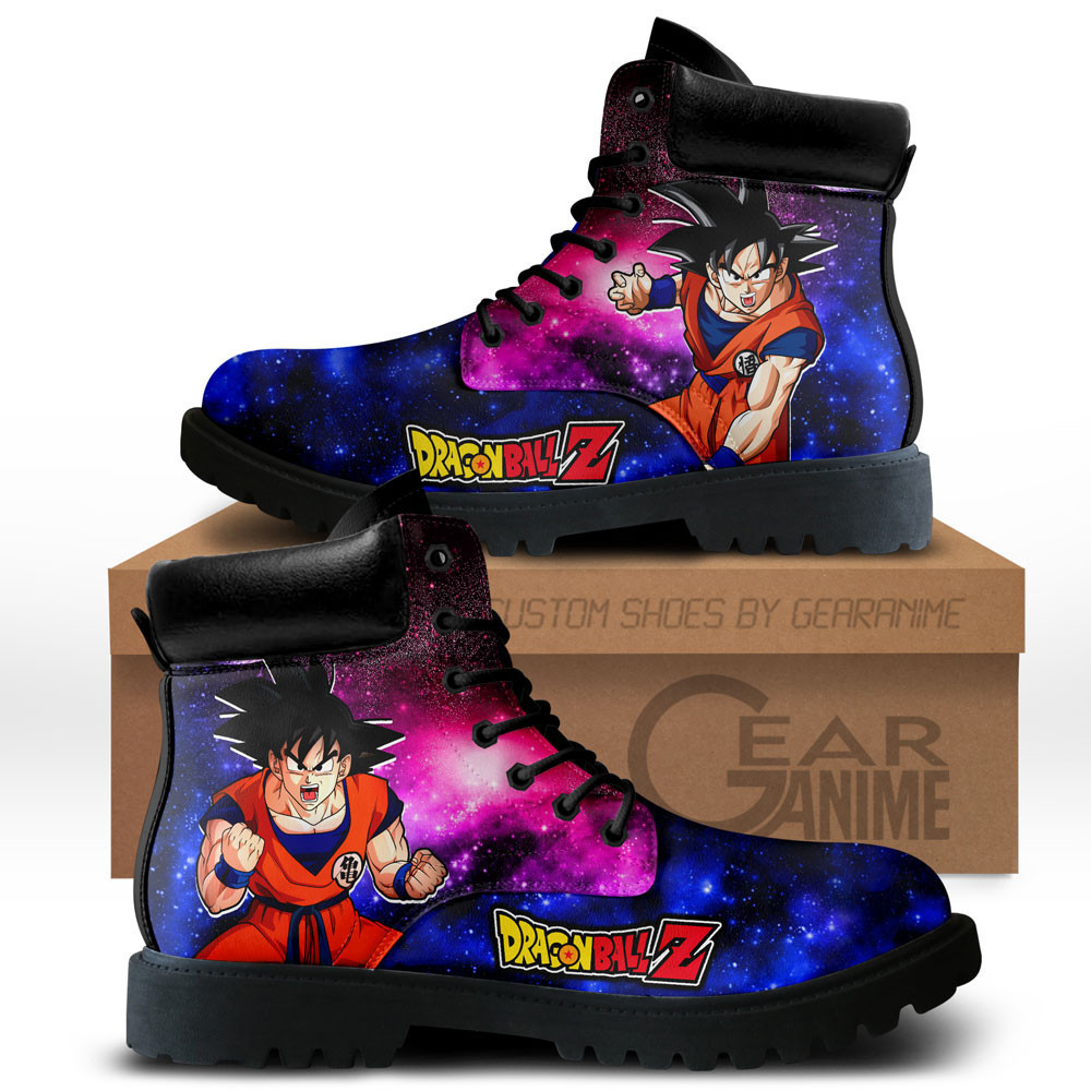 Goku Custom Anime Combat Boots NTT051