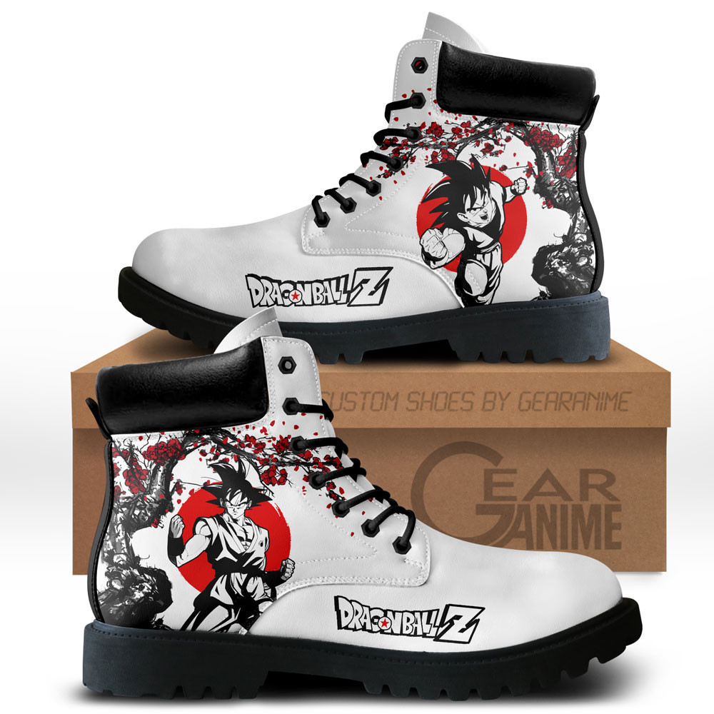 Goku Custom Anime Combat Boots NTT071