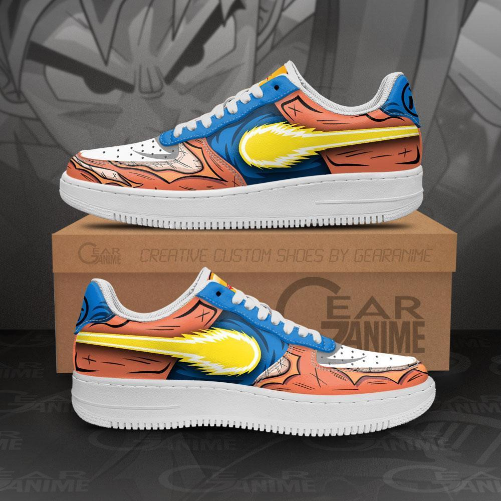 Goku Custom Anime Low-Top Leather Sneakers