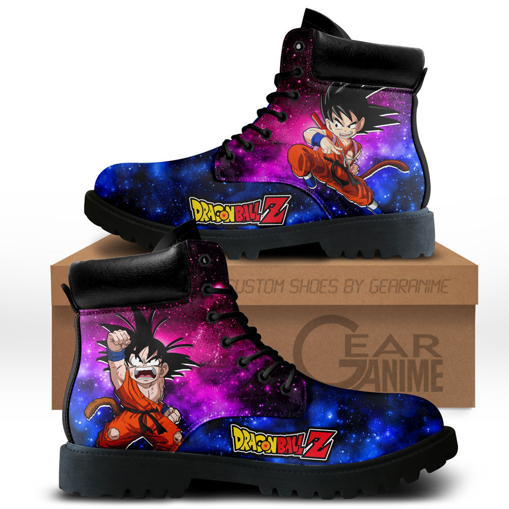 Goku Kid Custom Anime Combat Boots NTT051
