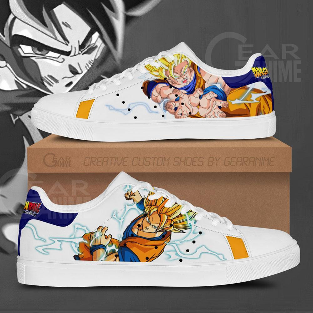 Goku SSJ Custom Anime Classic Court Shoes