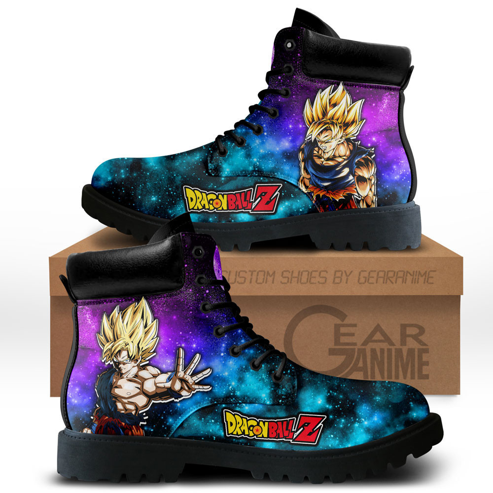 Goku Super Saiyan Custom Anime Combat Boots NTT051