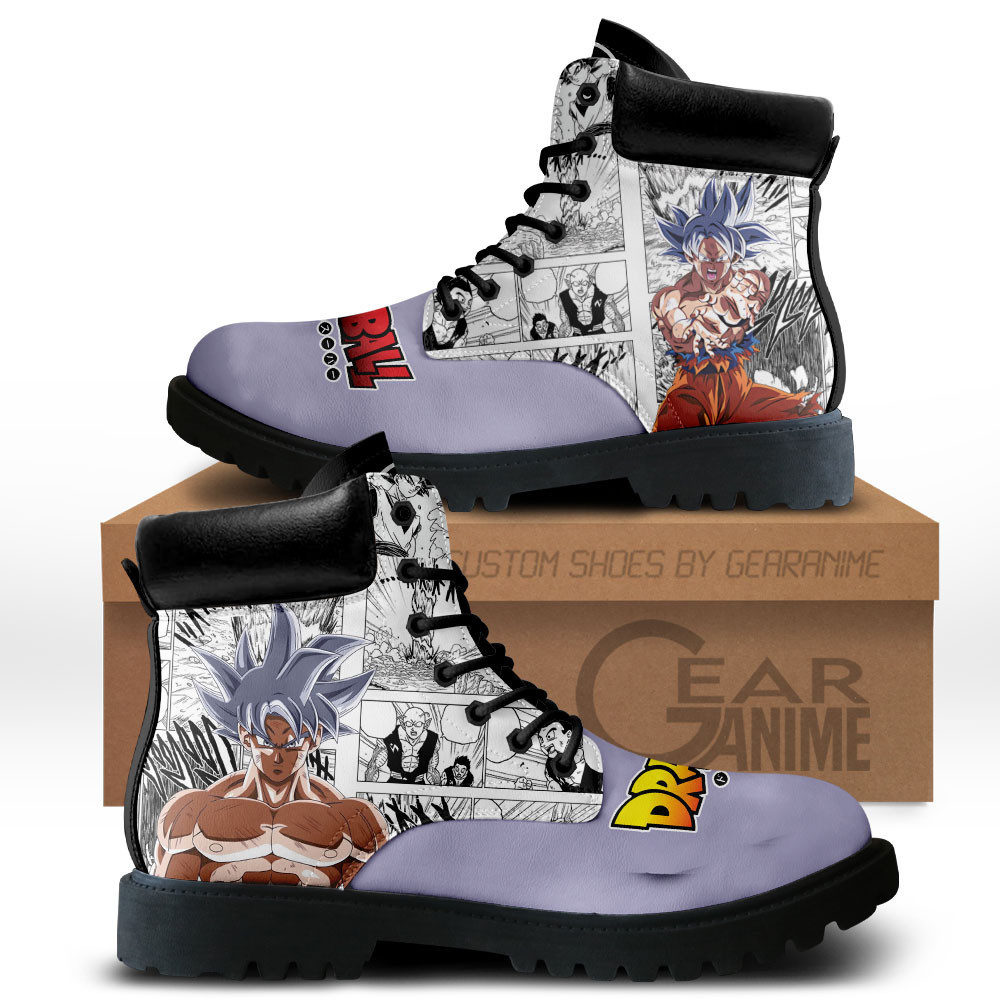 Goku Ultra Instinct Custom Anime Combat Boots