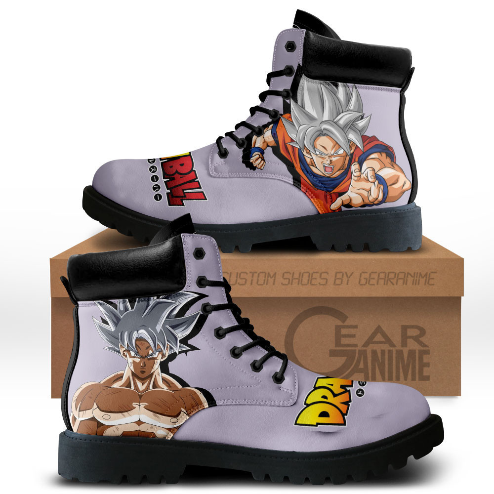 Goku Ultra Instinct Custom Anime Combat Boots MV2811