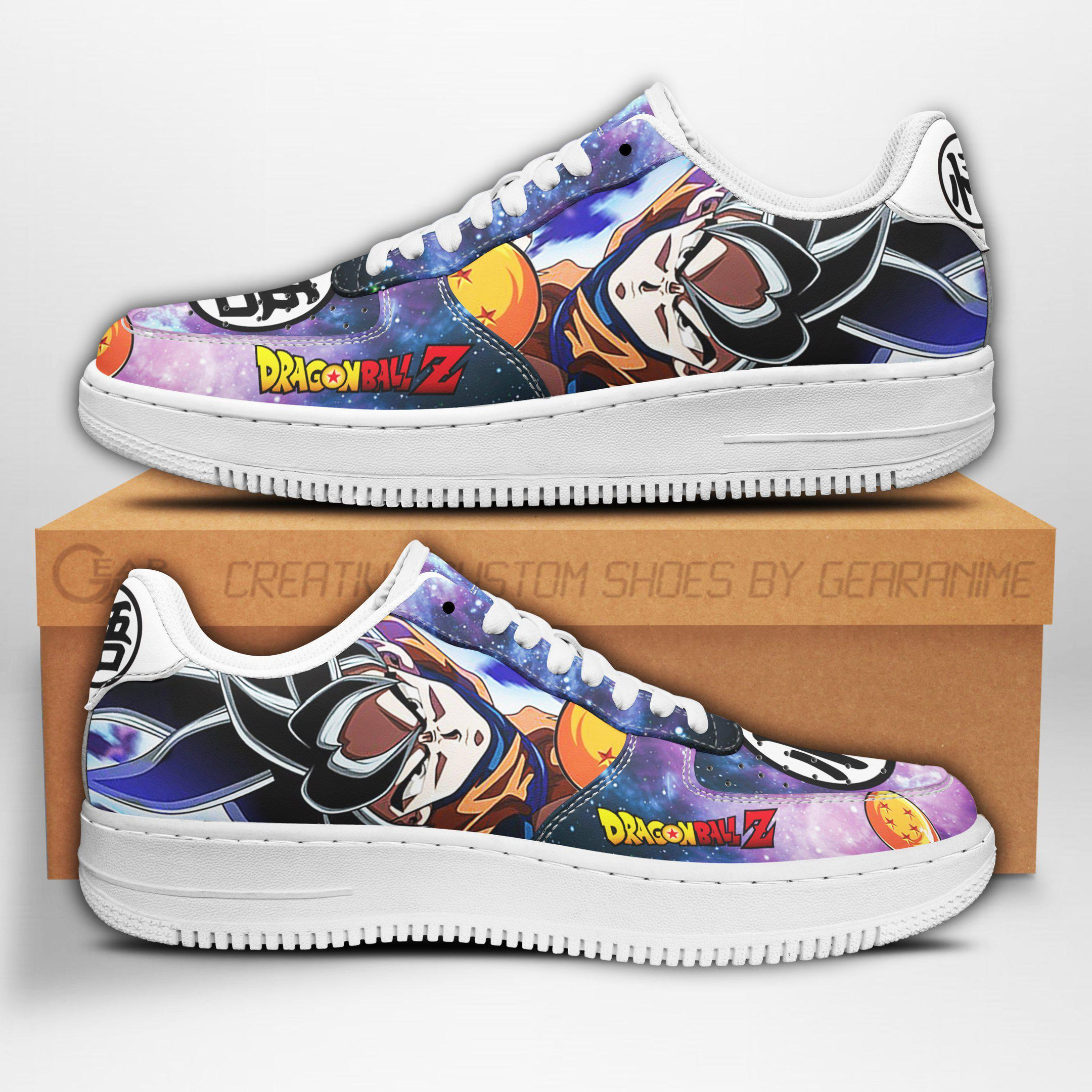 Goku Ultra Instinct Custom Anime Low-Top Leather Sneakers