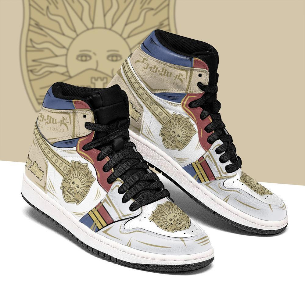 Golden Dawn Magic Knight Custom Anime High-Top Leather Sneakers