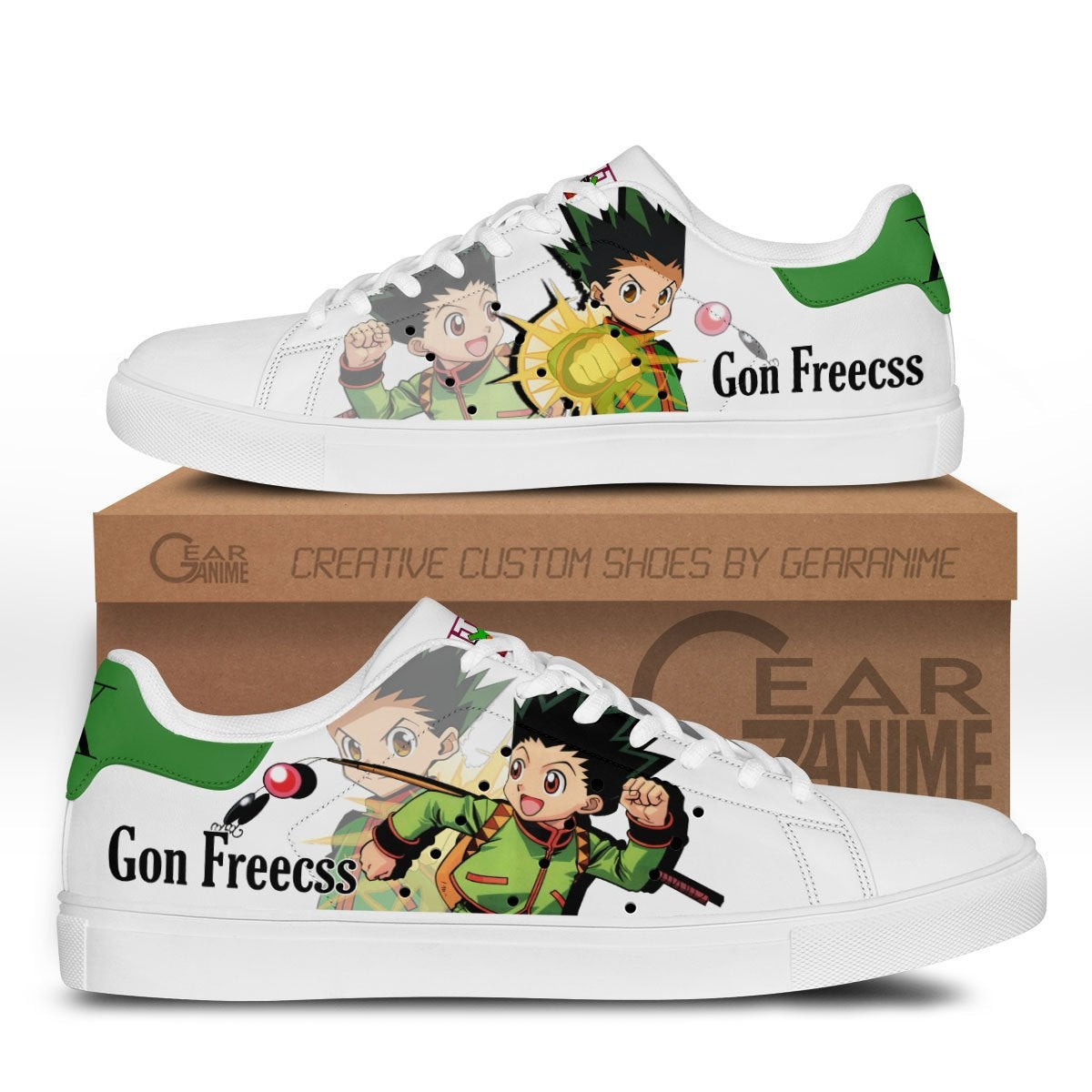 Gon Freecss Custom Anime Classic Court Shoes
