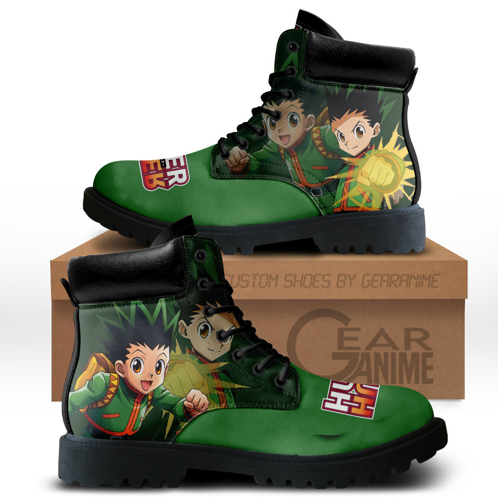 Gon Freecss Custom Anime Combat Boots MV0512