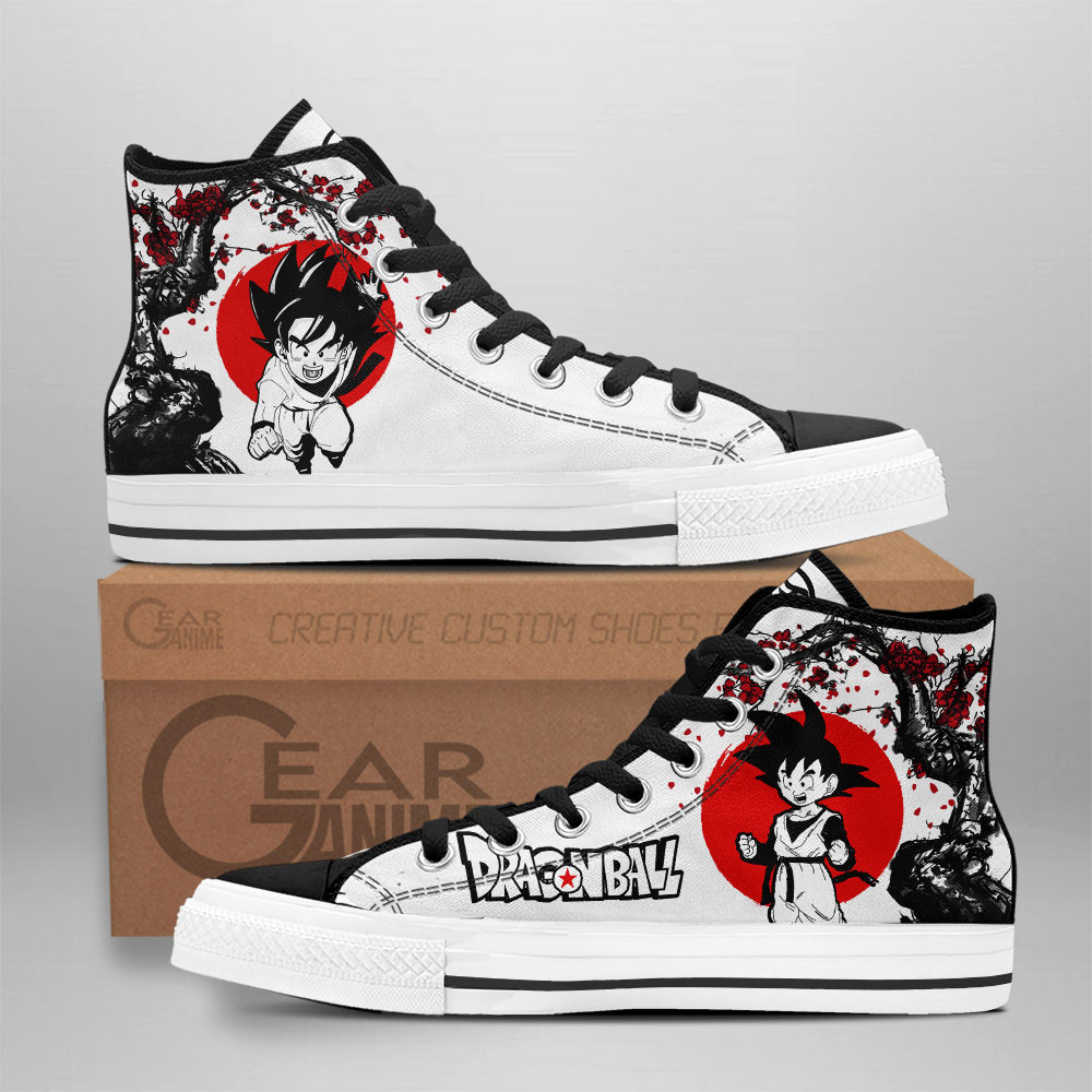 Goten Custom Anime High-Top Canvas Shoes NTT210