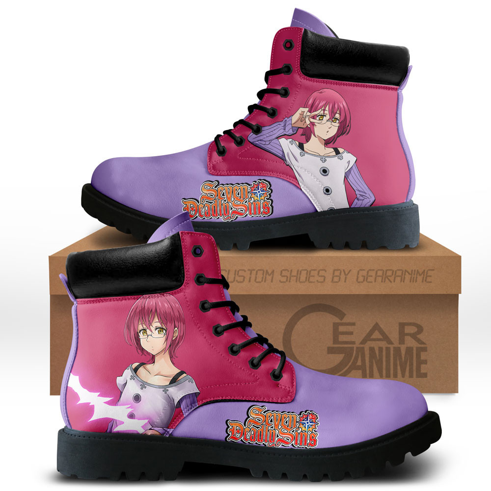 Gowther Custom Anime Combat Boots NTT111