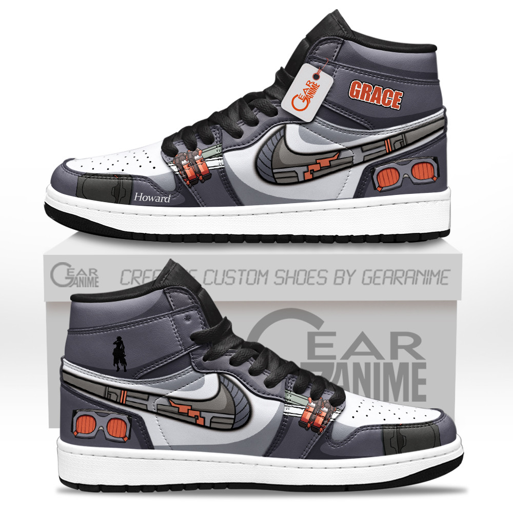 Grace Howard Custom Gaming High-Top Leather Sneakers Zenless Zone Zero Shoes