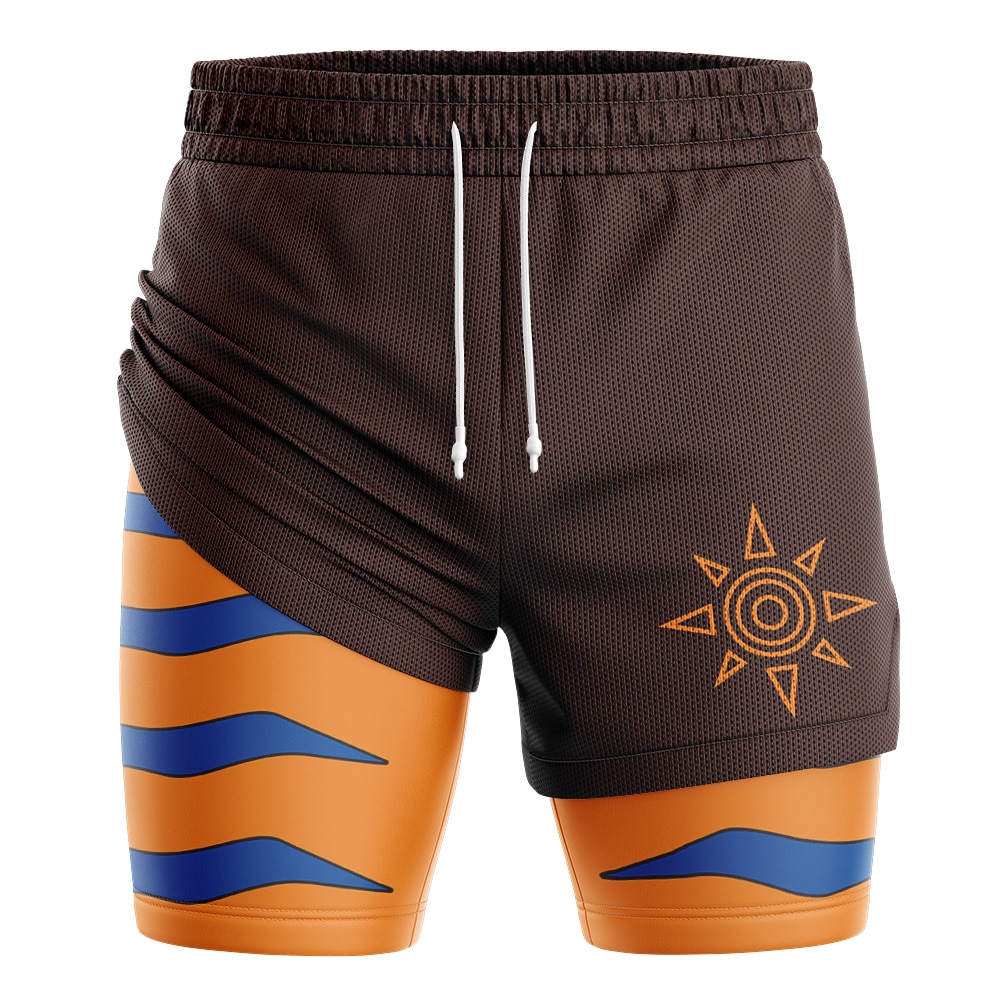 Greymon Digimon 2-in-1 Performance Shorts