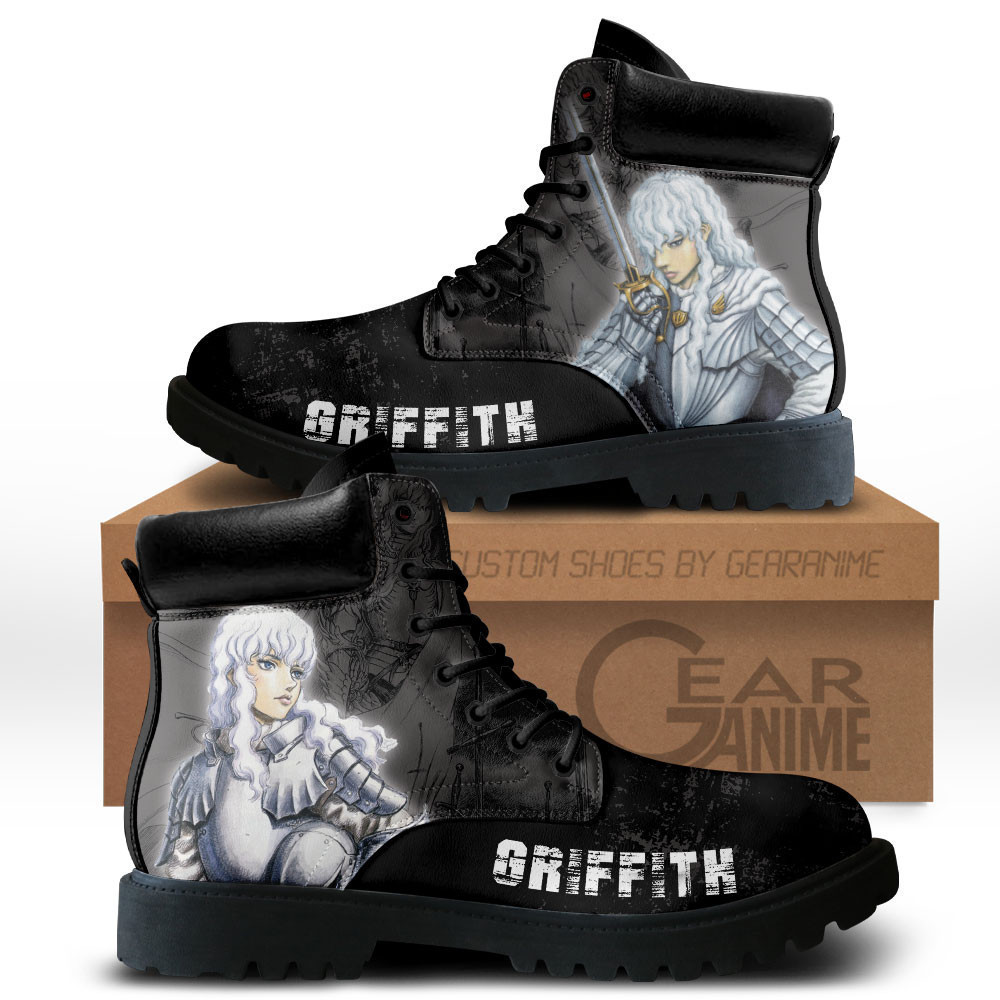 Griffith Custom Anime Combat Boots