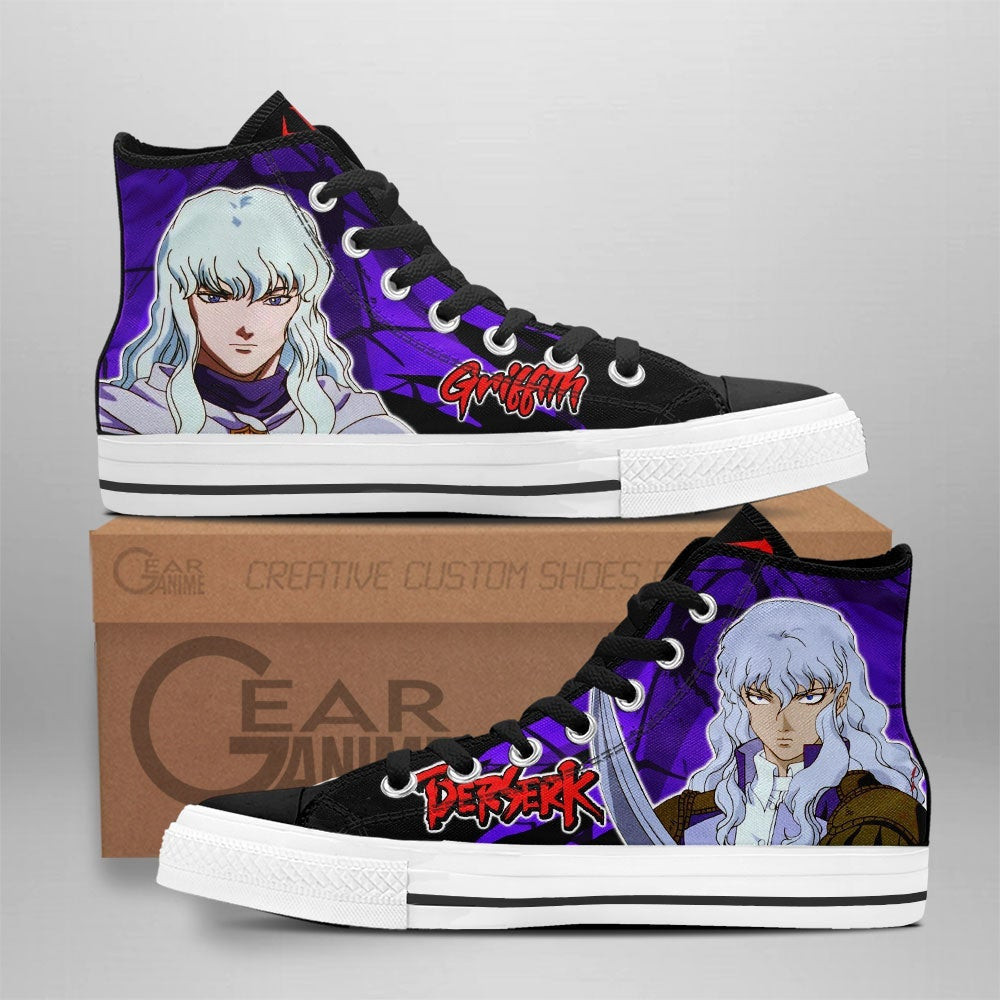 Griffith Custom Anime High-Top Canvas Shoes NTT221