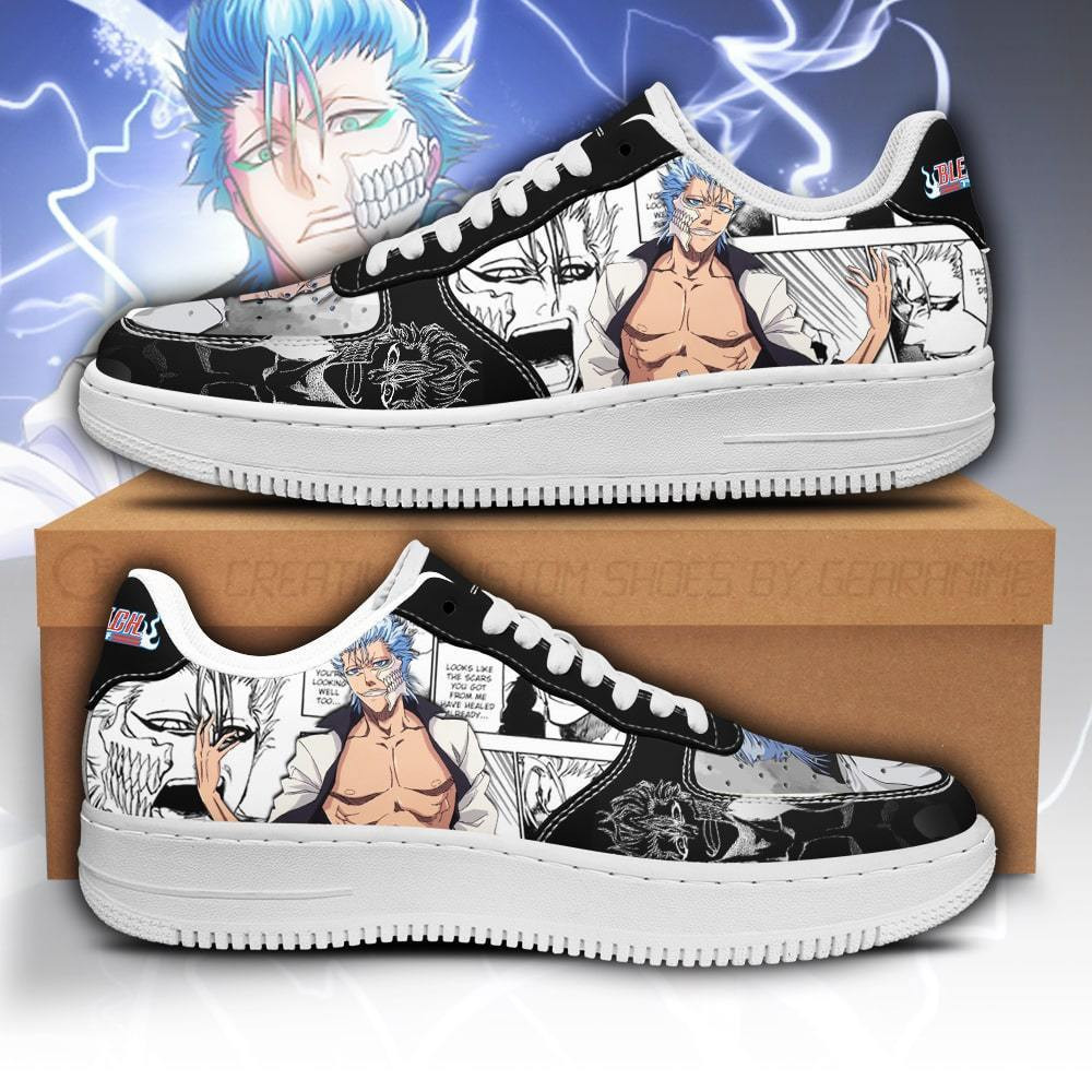 Grimmjow Custom Anime Low-Top Leather Sneakers