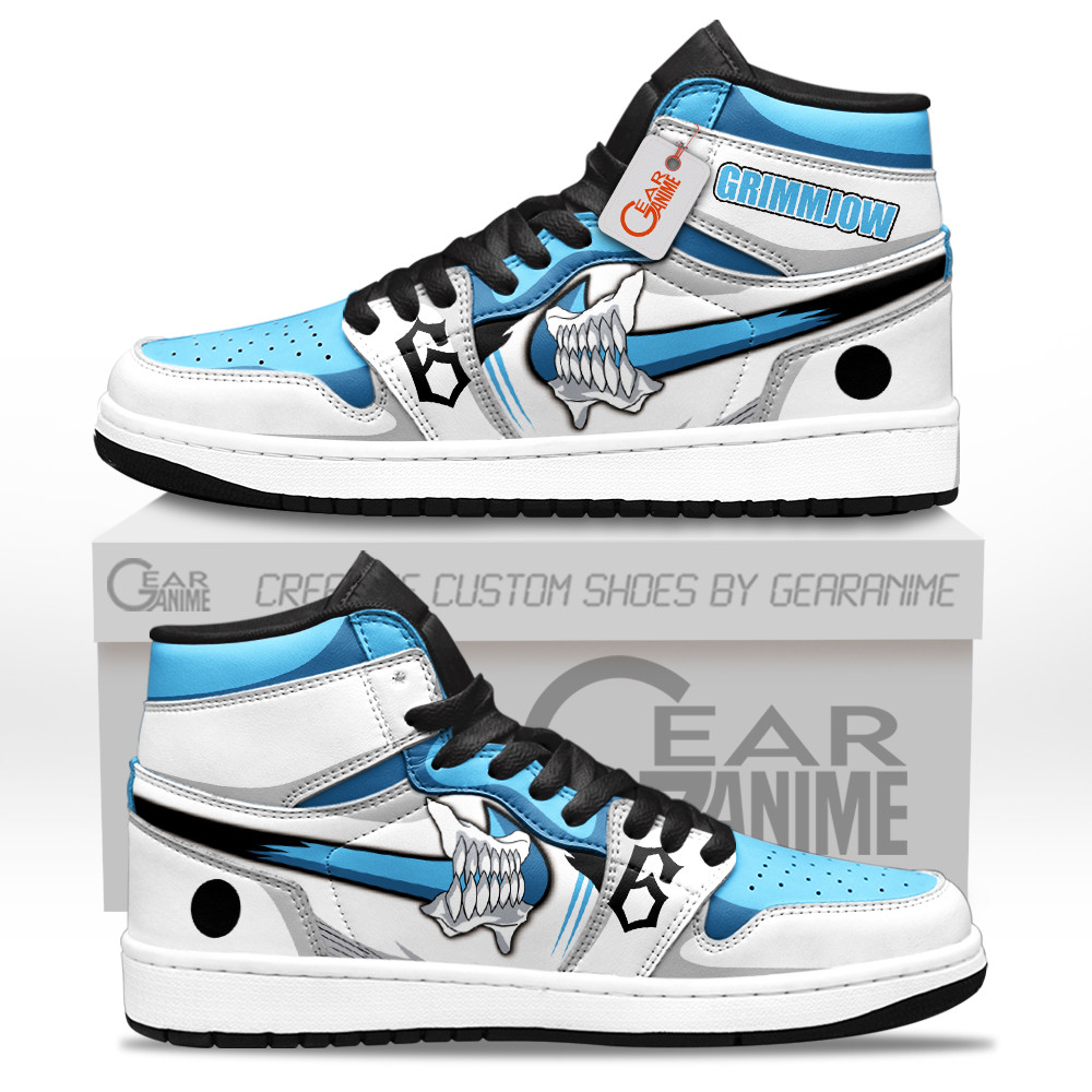 Grimmjow High-Top Leather Sneakers Custom Name