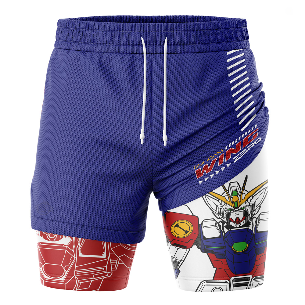 Gundam Wing Gundam 2-in-1 Performance Shorts