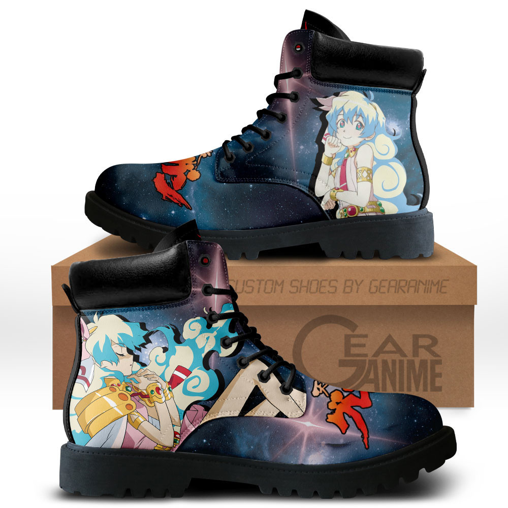 Gurren Lagann Nia Teppelin Custom Anime Combat Boots MV0711