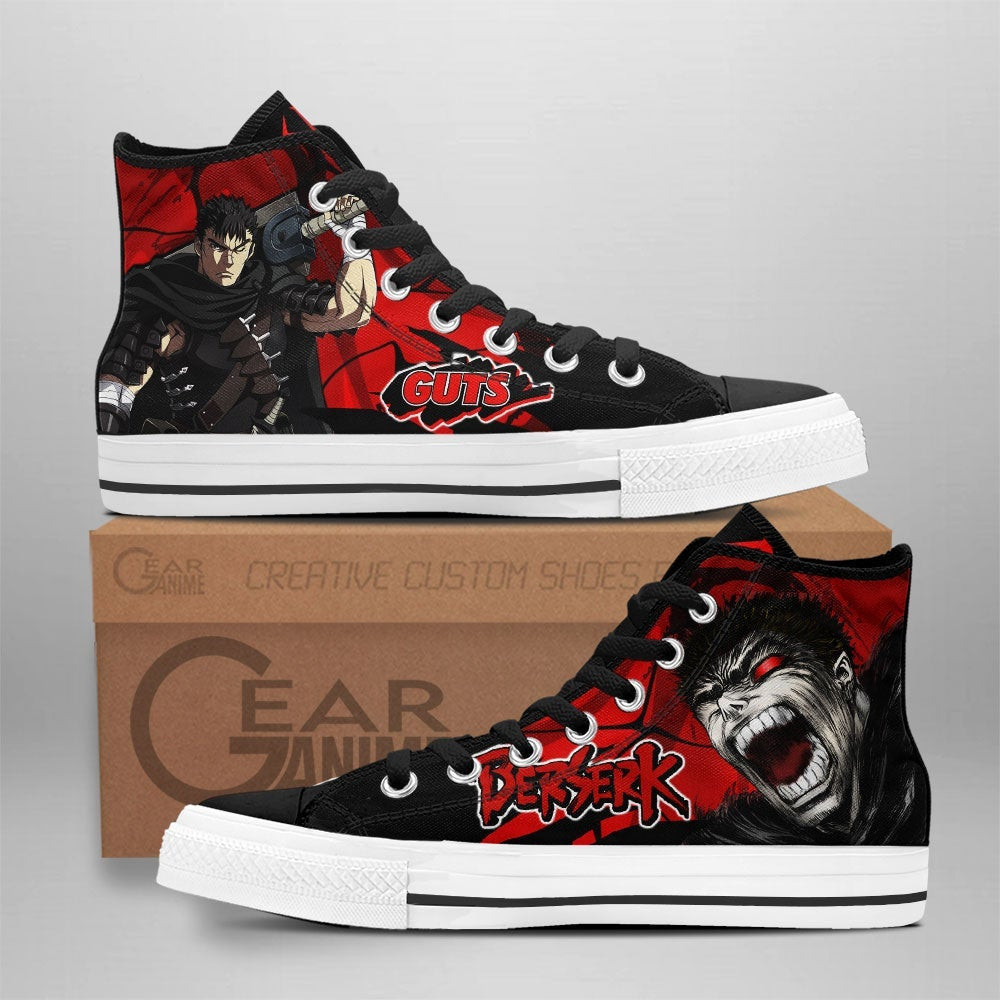 Guts Custom Anime High-Top Canvas Shoes NTT221