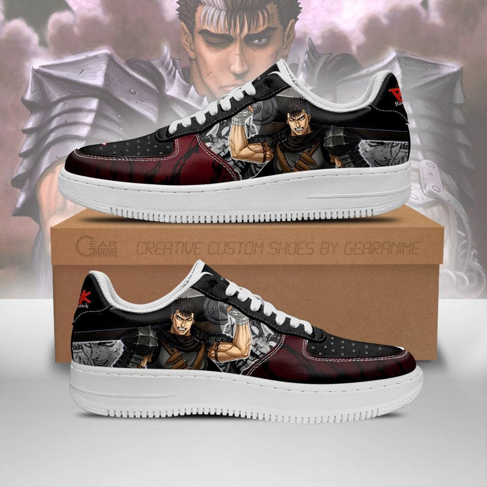 Guts Custom Anime Low-Top Leather Sneakers