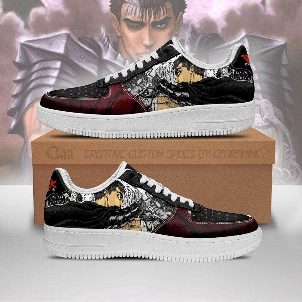 Guts Custom Anime Low-Top Leather Sneakers