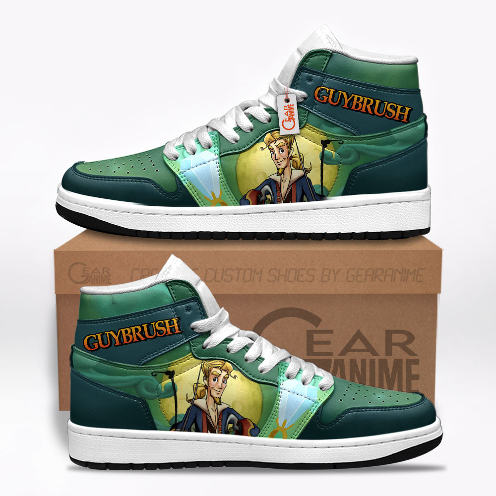 Guybrush Custom Gaming High-Top Leather Sneakers Game Monkey Island Shoes