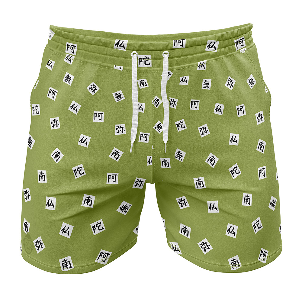 Gyomei Himejima V2 Demon Slayer Gym Shorts