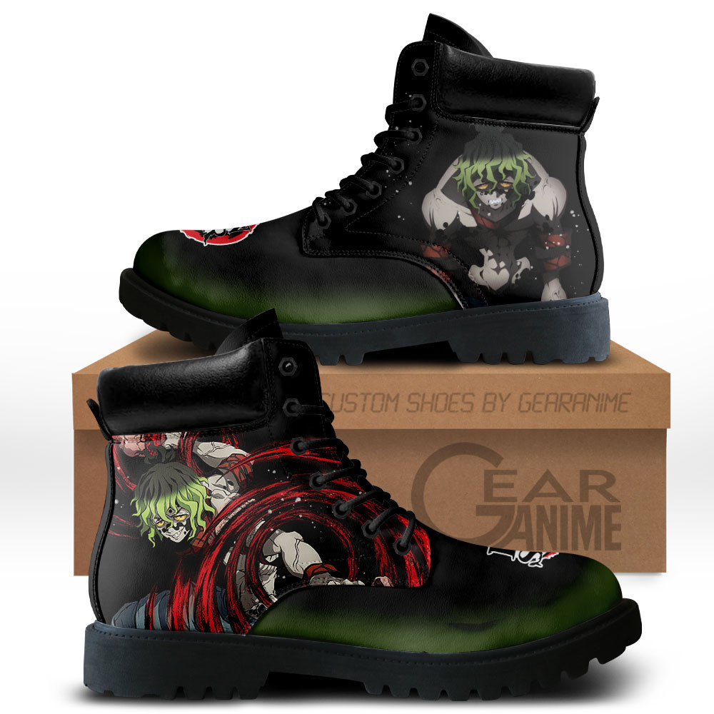 Gyutaro Custom Anime Combat Boots MV0512