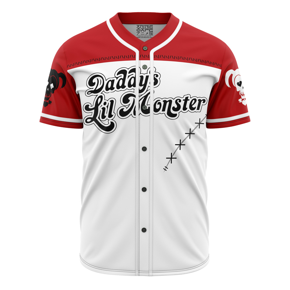 Harley Quinn Daddy’s Lil Monster DC Comics Baseball Jersey