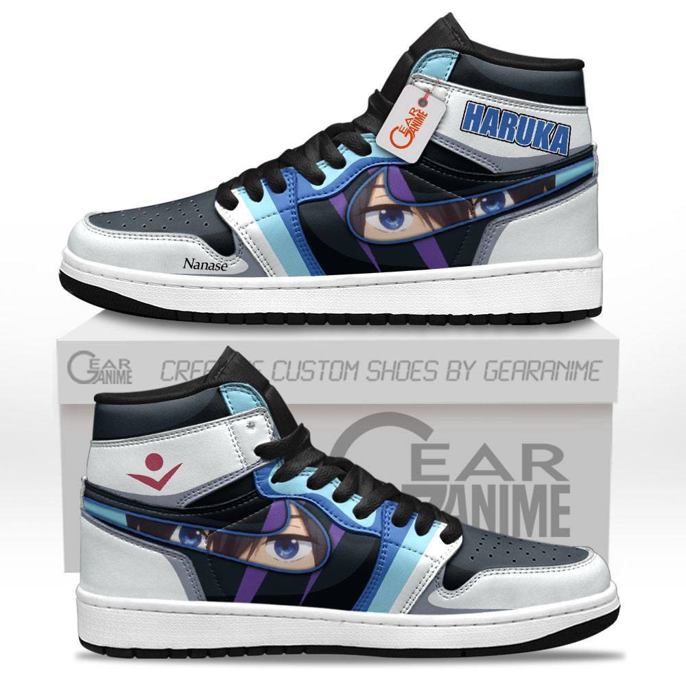 Haruka Nanase Custom Anime High-Top Leather Sneakers