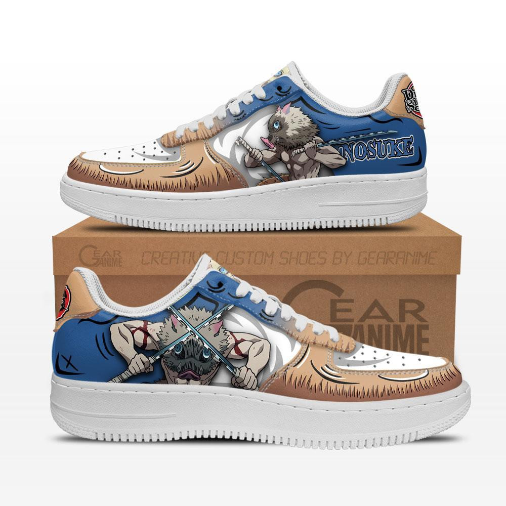 Hashibira Inosuke Custom Anime Low-Top Leather Sneakers