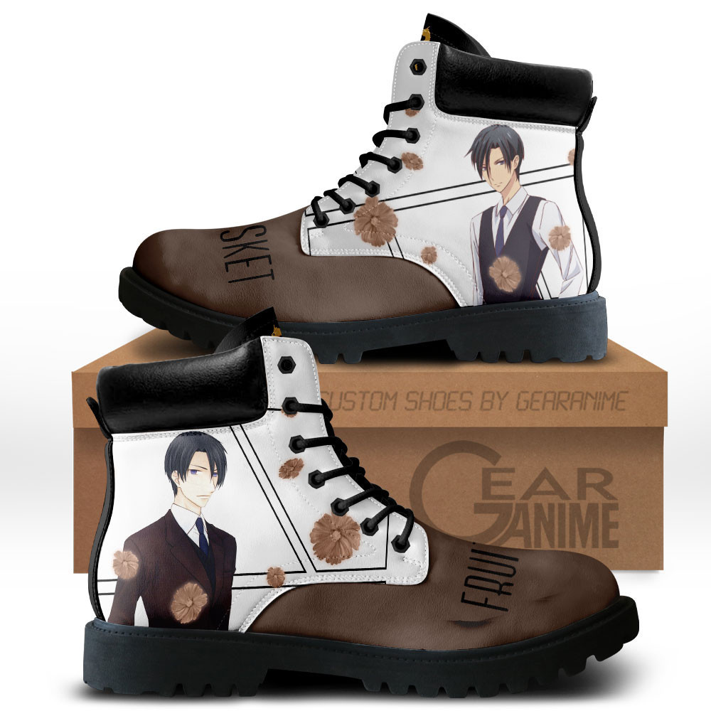 Hatori Sohma Custom Anime Combat Boots MV0512