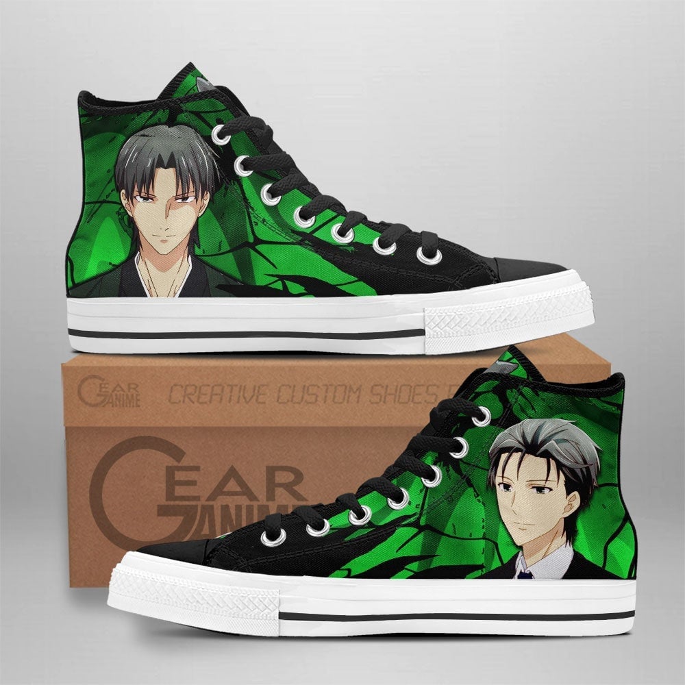 Hatori Souma Custom Anime High-Top Canvas Shoes