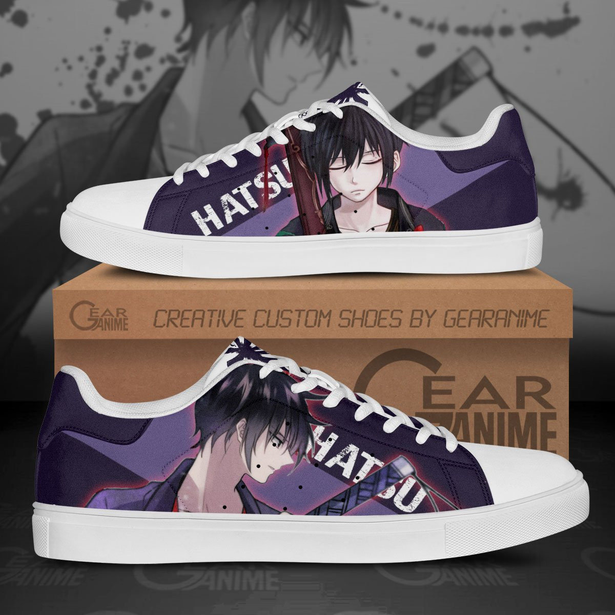 Hatsu Custom Anime Classic Court Shoes