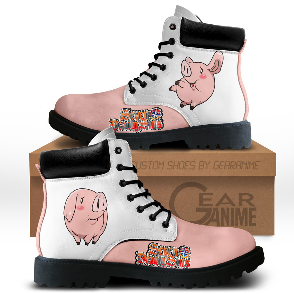 Hawk Custom Anime Combat Boots NTT111