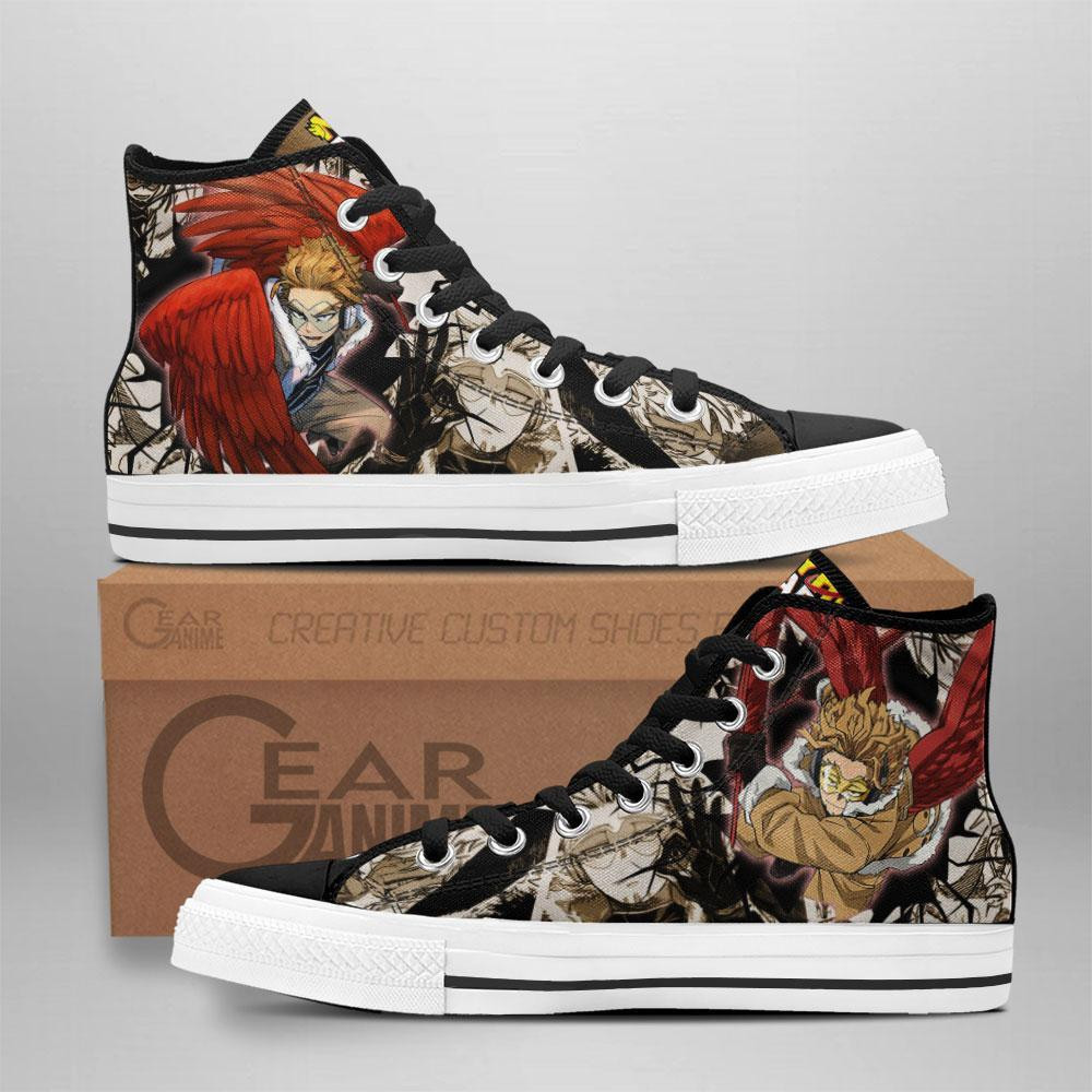 Hawks Custom Anime High-Top Canvas Shoes TT2708