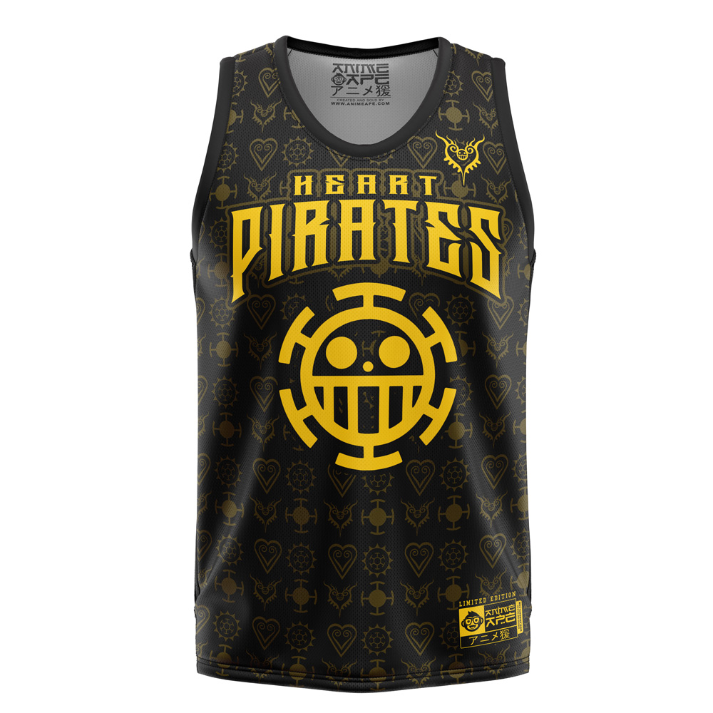 Heart Pirates Law One Piece Basketball Jersey