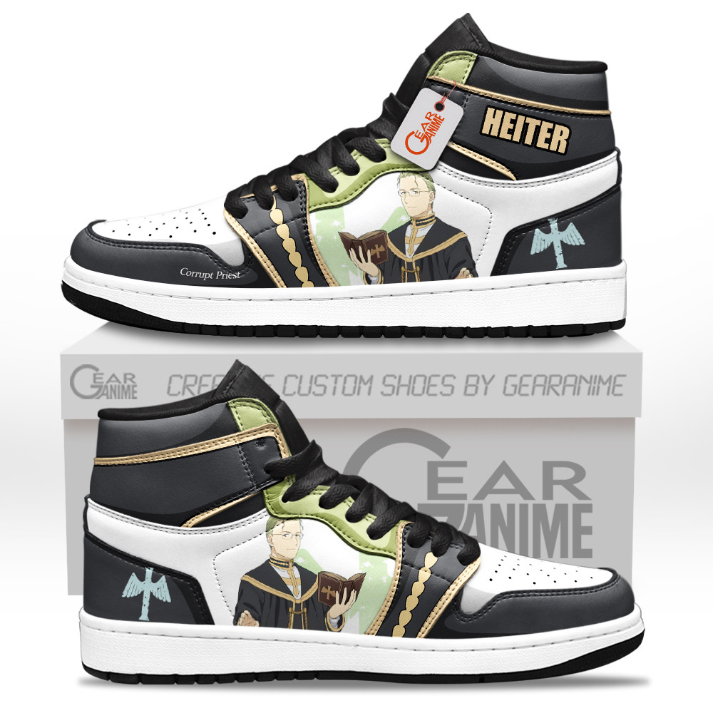 Heiter Custom Anime High-Top Leather Sneakers