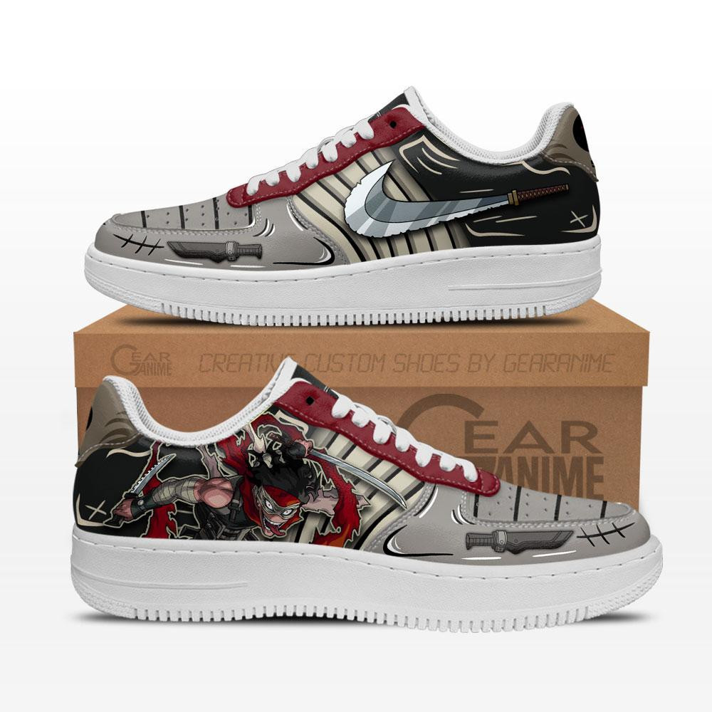 Hero Killer Stain Custom Anime Low-Top Leather Sneakers