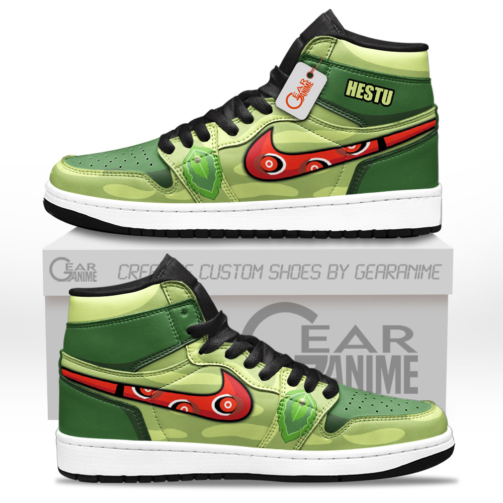 Hestu Custom Gaming High-Top Leather Sneakers Zelda Personalized