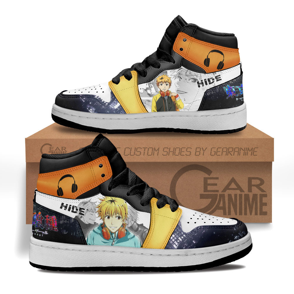 Hideyoshi Nagachika Custom Anime Kids High-Top Leather Sneakers MV2802