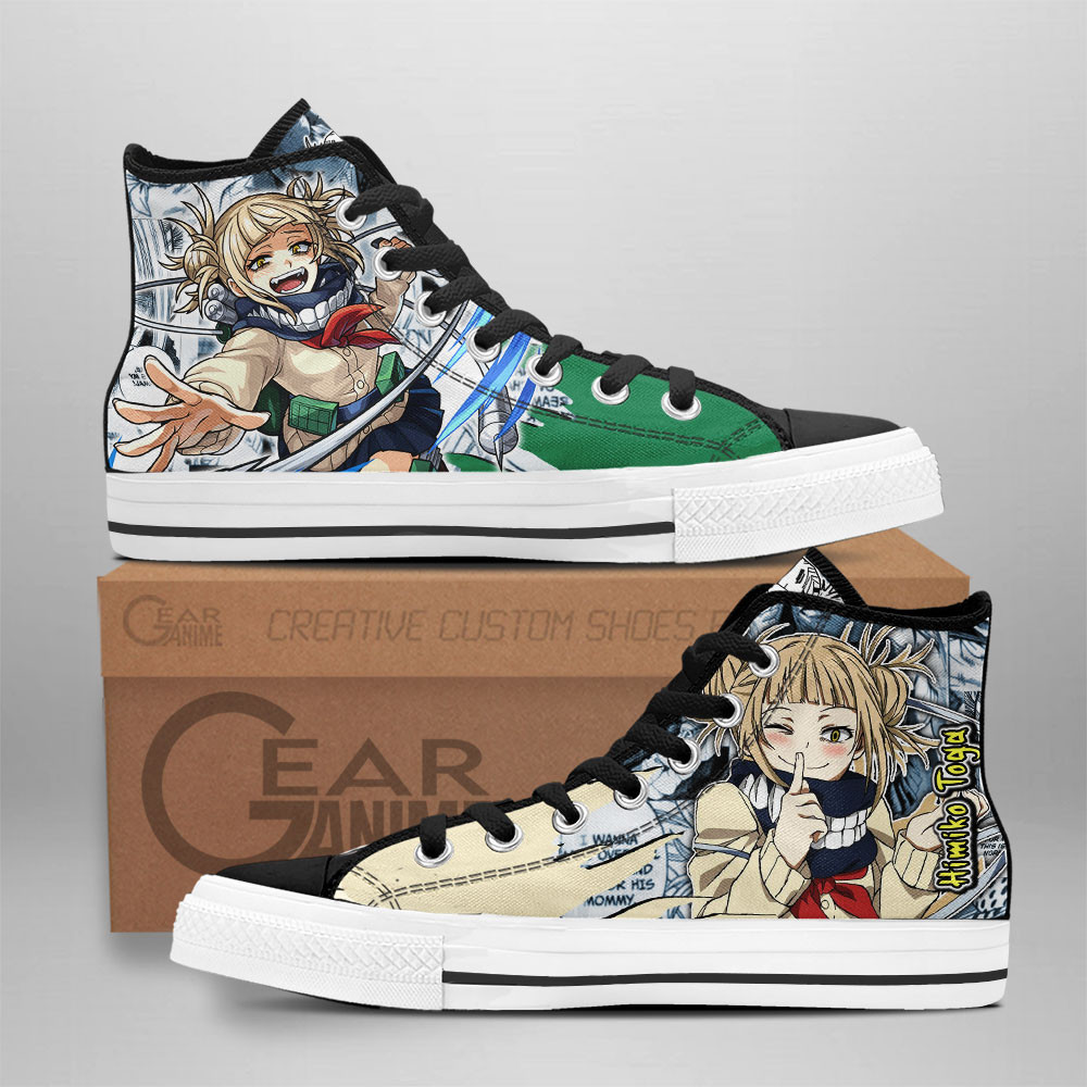 Himiko Toga Custom Anime High-Top Canvas Shoes NTT291