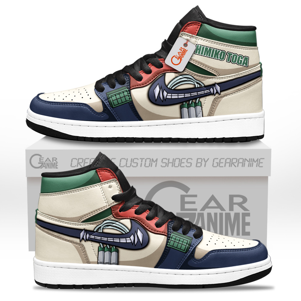 Himiko Toga High-Top Leather Sneakers Custom Name