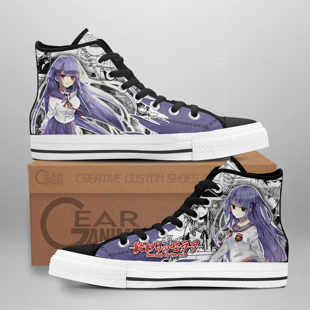 Hiragi Mahiru Custom Anime High-Top Canvas Shoes NTT310
