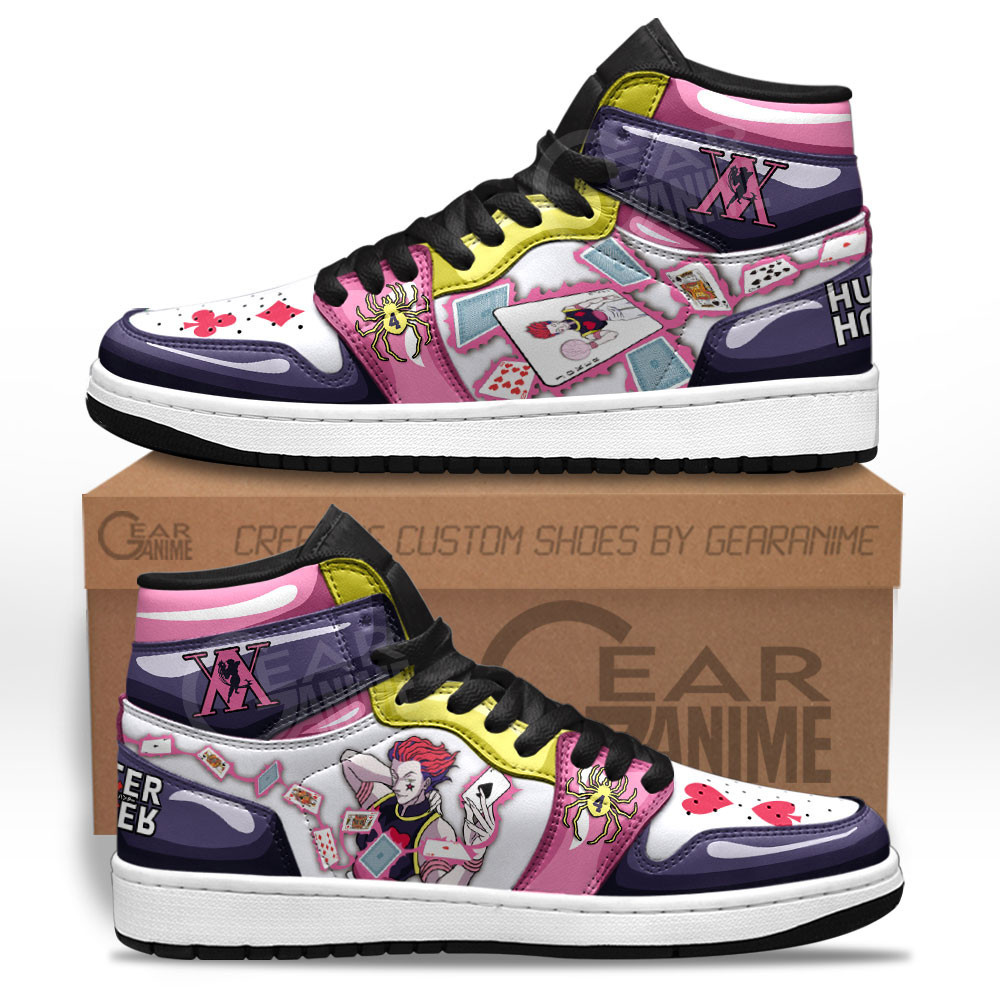 Hisoka Custom Anime High-Top Leather Sneakers