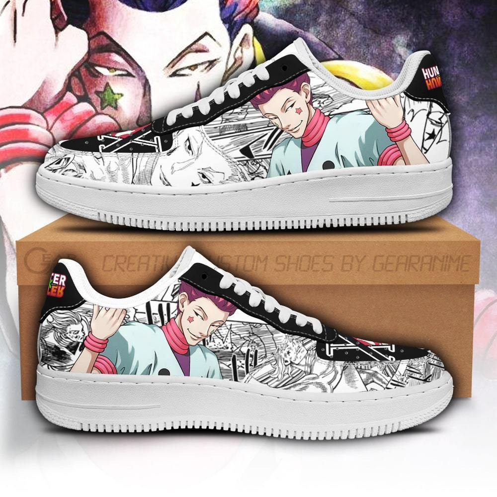 Hisoka Custom Anime Low-Top Leather Sneakers