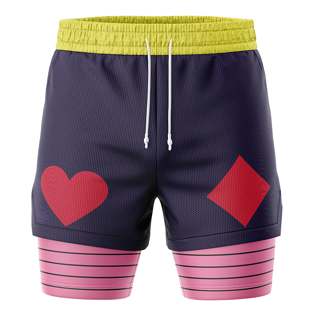 Hisoka First Outfit Hunter X Hunter 2-in-1 Performance Shorts