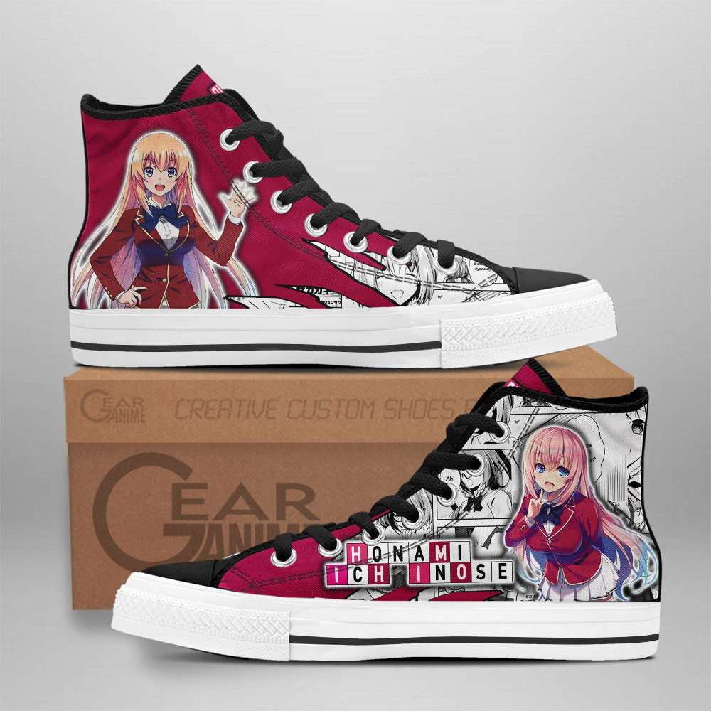 Honami Ichinose Custom Anime High-Top Canvas Shoes