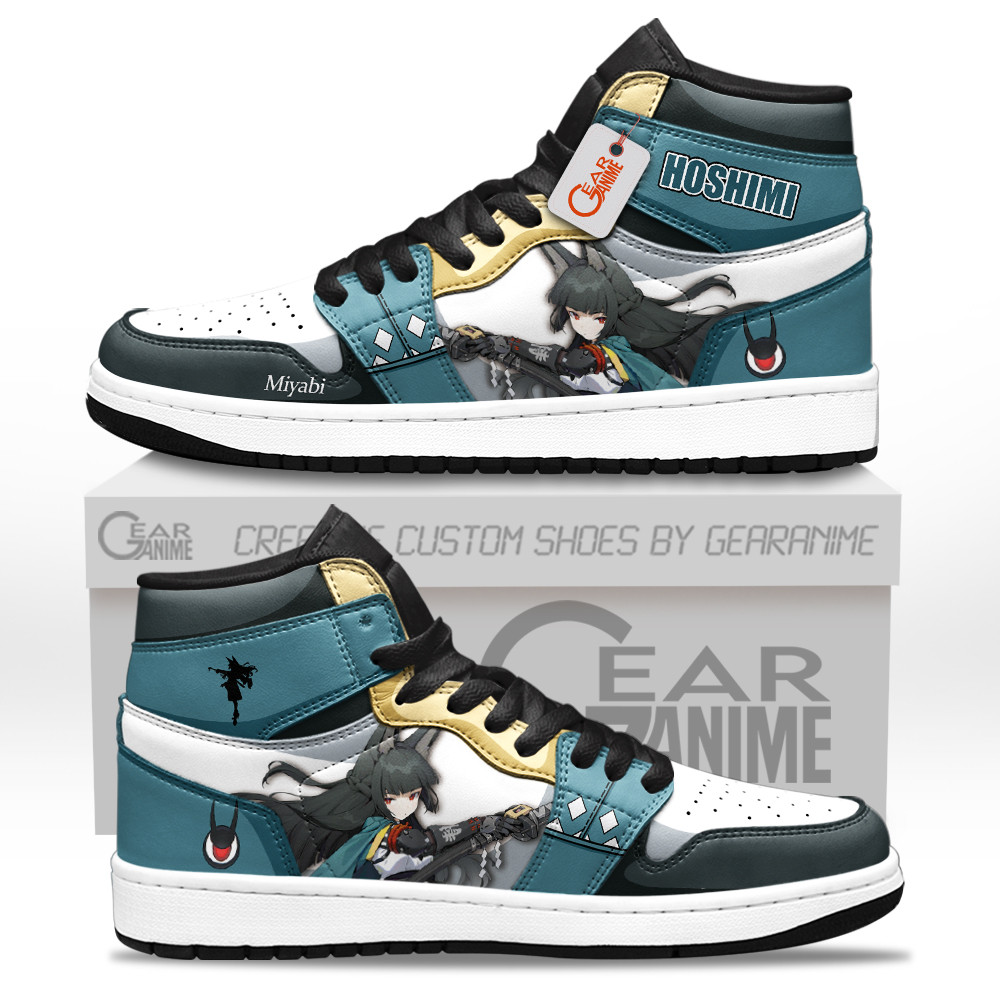 Hoshimi Miyabi Custom Gaming High-Top Leather Sneakers